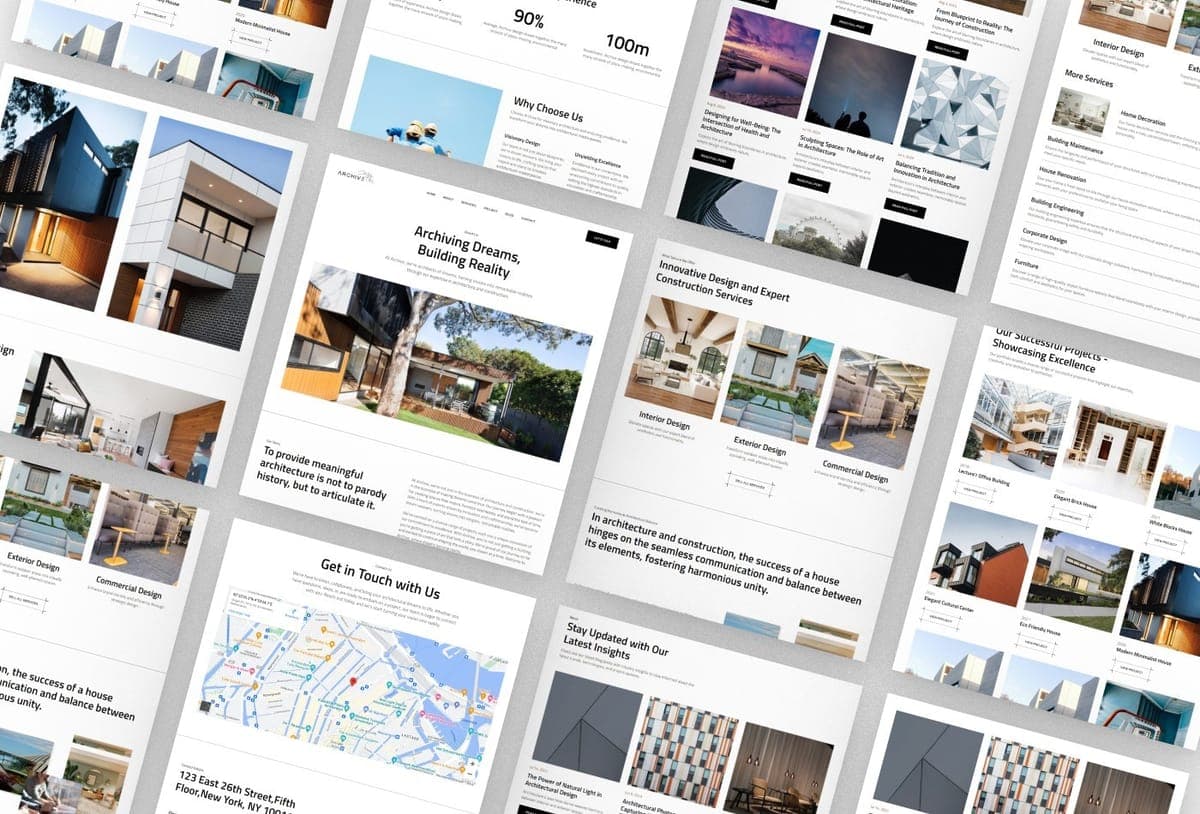 Archive template, page 2