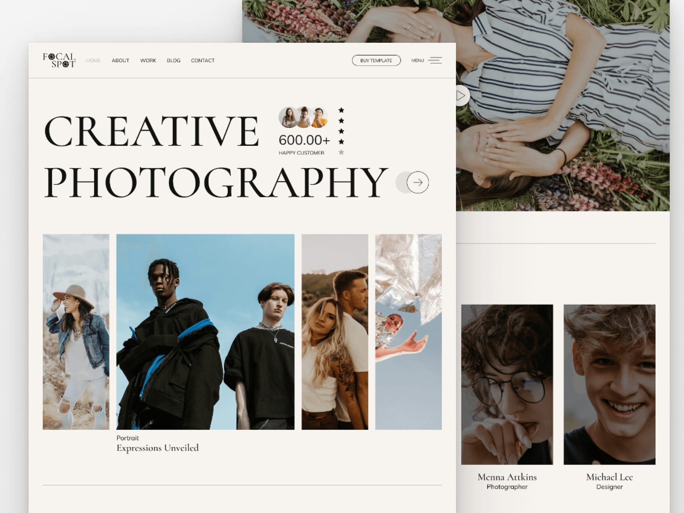 Focal Spot website, page 3